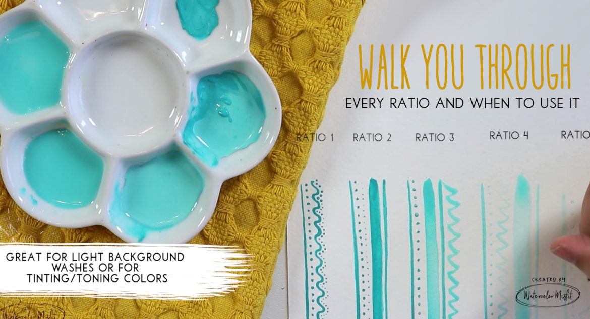 Water to Paint Ratios Why is it Important to Watercolor? Watercolor
