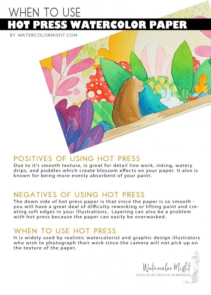 What's The Difference Between Cold Press and Hot Press Watercolor