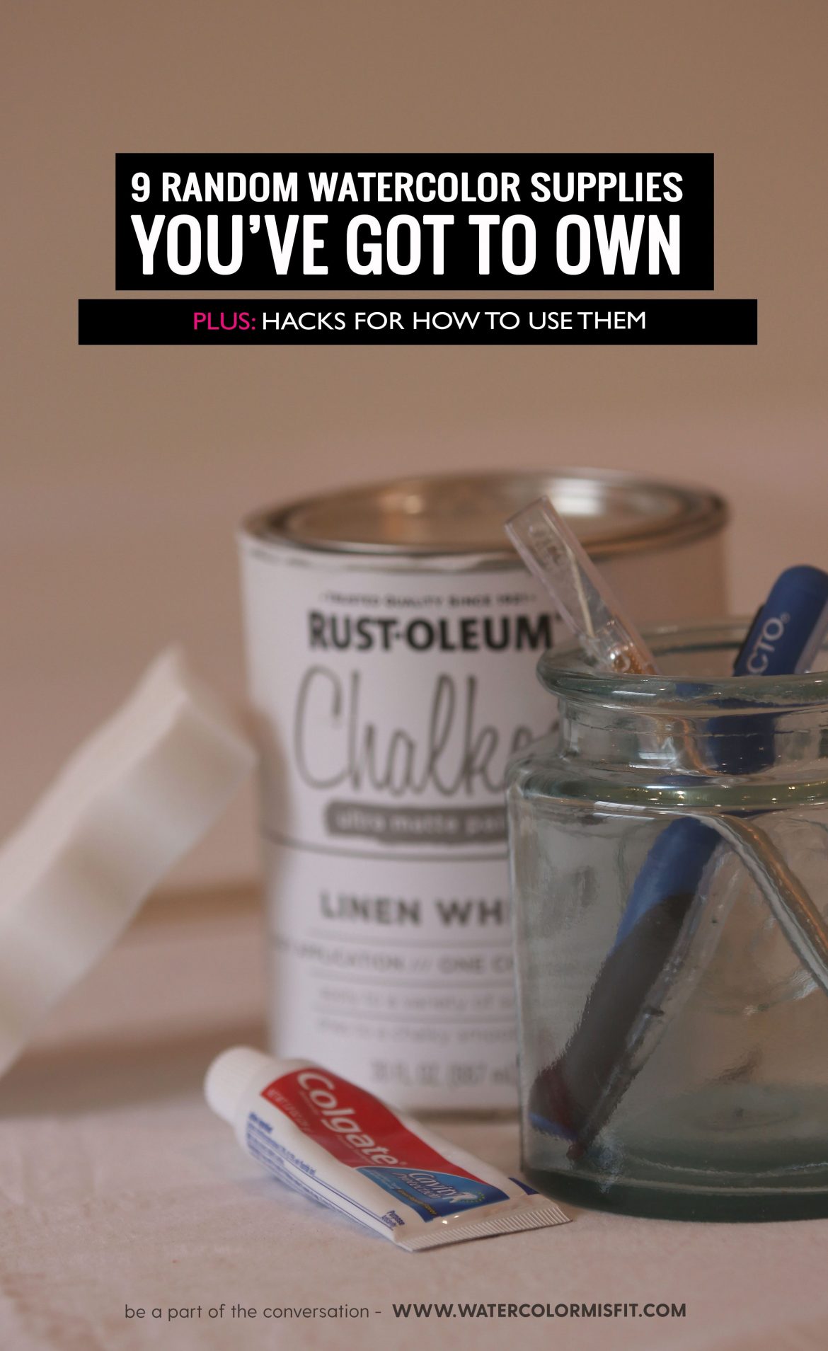 9 Odd Watercolor Supplies You Ve Got To Own Watercolor Misfit