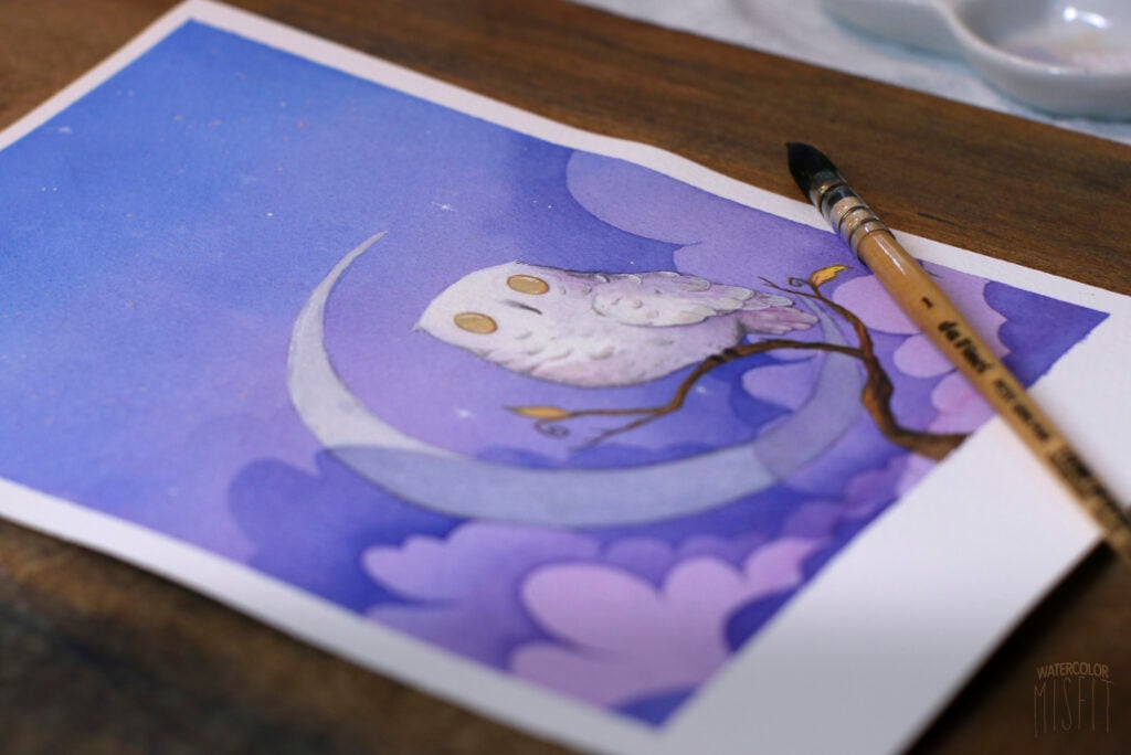 Using Masking Fluid (without ruining your paper), by Fia Sutton