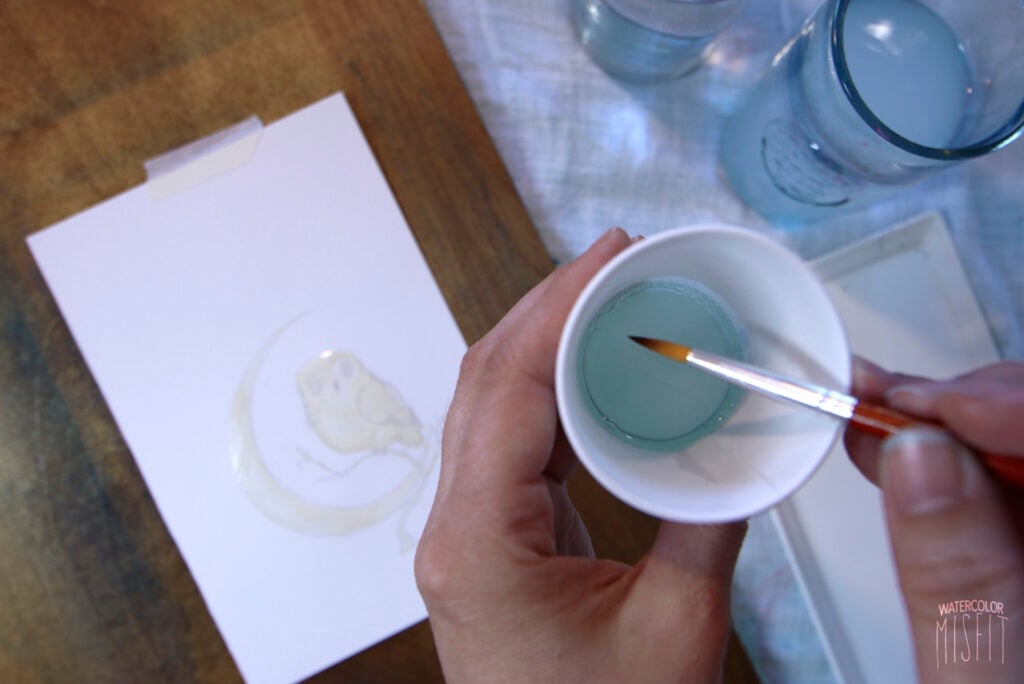 How and Why To Use Masking Fluid In Your Watercolor Painting - BRING OUT  YOUR CREATIVITY